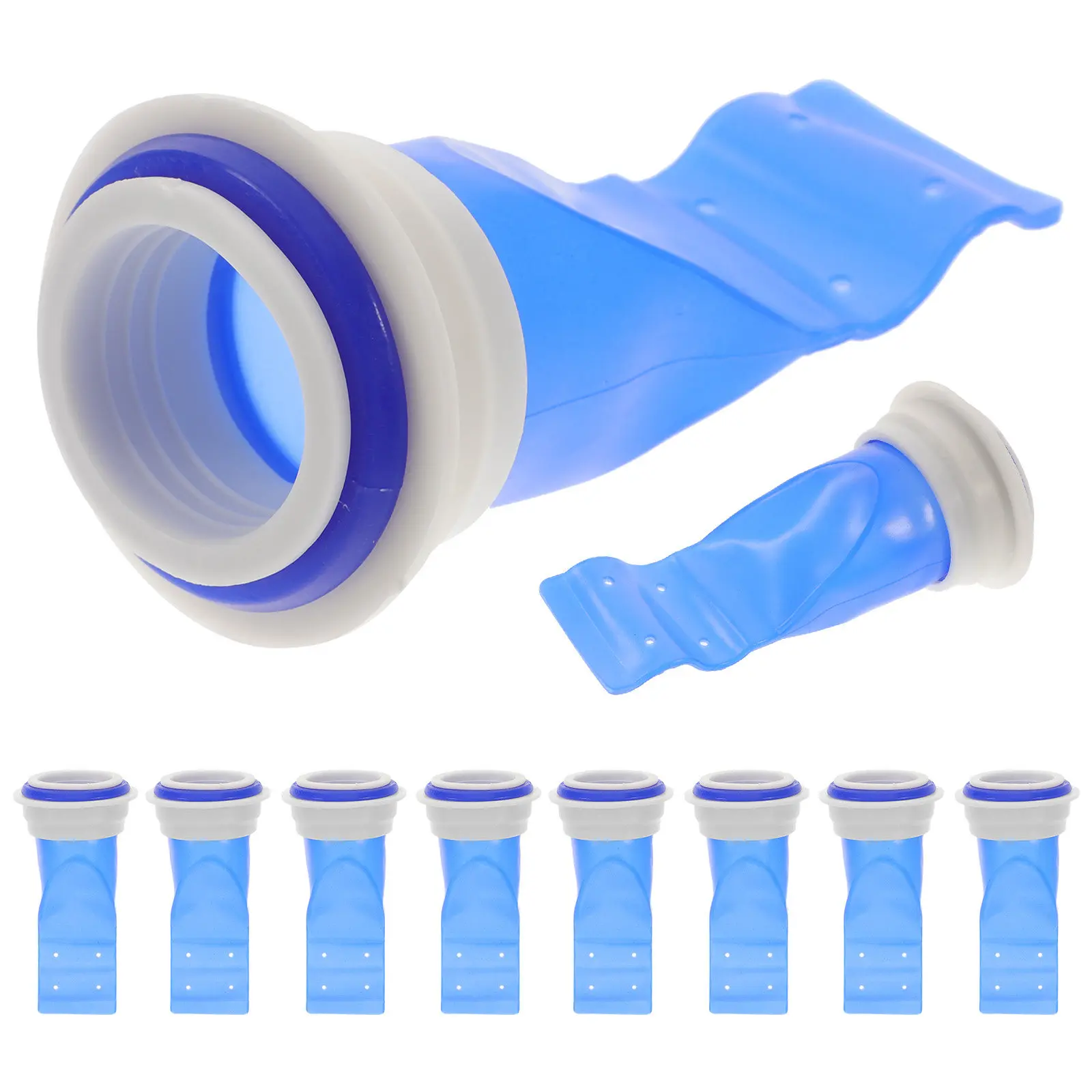 

10Pcs Floor Drain Core Silicone Backflow Preventer for Bathroom Kitchen Toilet Hair Trap Sink Drain Stopper Seal Plug