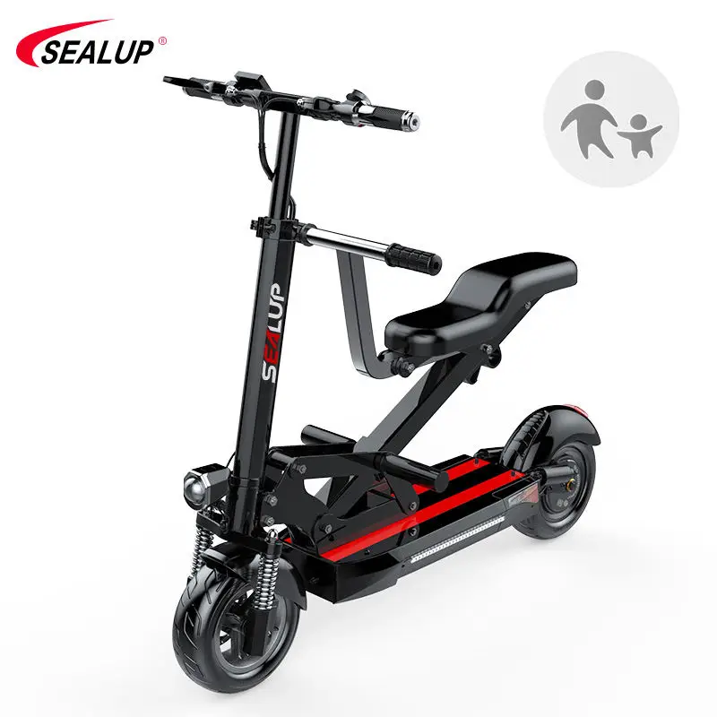 

Sealup-Foldable Electric Scooter for Adult, Parent-Child Double Seat, Fast and Powerful Motor, 48V, 500W/1000W, 80-100km, 40km/h