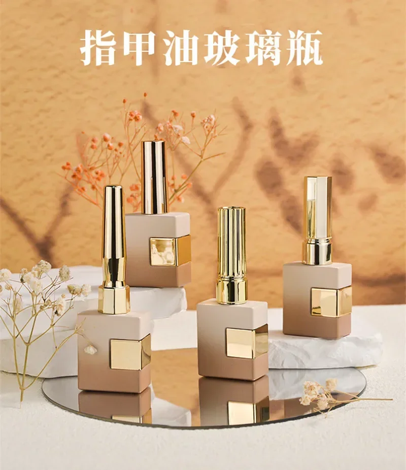 

Wholesale 12ml Empty Nail Polish Bottle Container Nail Gel Bottles With Brush Nail Oil Bottle Phototherapy Adhesive Bottles