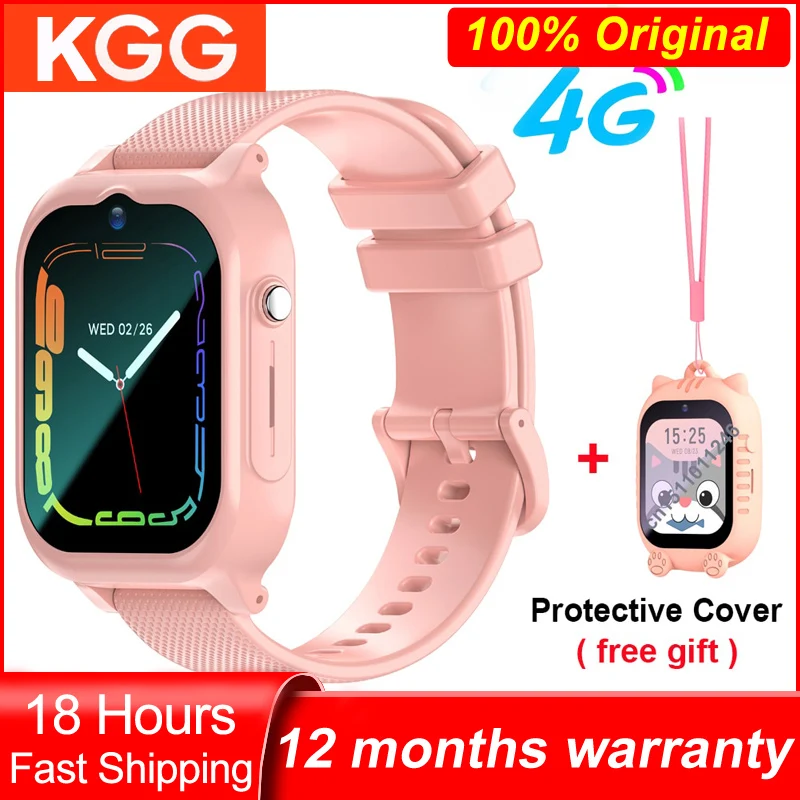 4G Smart Phone Watch GPS WIFI SOS Location Tracker Video Call HD Camera Boys Girls Phone Clock Christmas Gifts