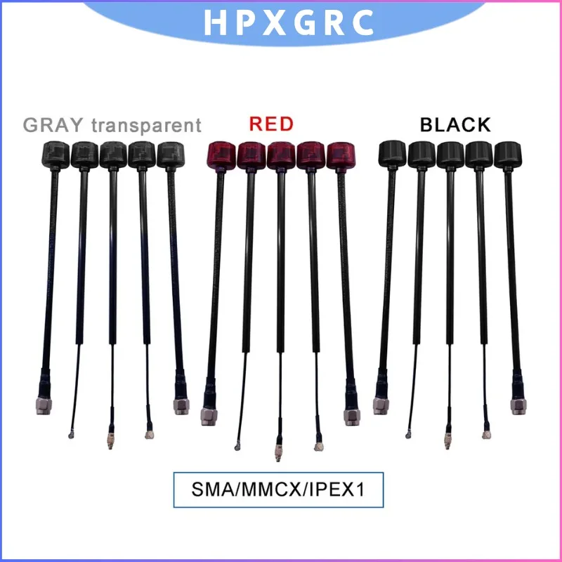 HPXGRC 5.8G FPV هوائي إصدار طويل RHCP، لطائرة رباعية RC 5.2-6 جيجا هرتز بدون طيار، إشارة حرة محسنة ذاتية الصنع