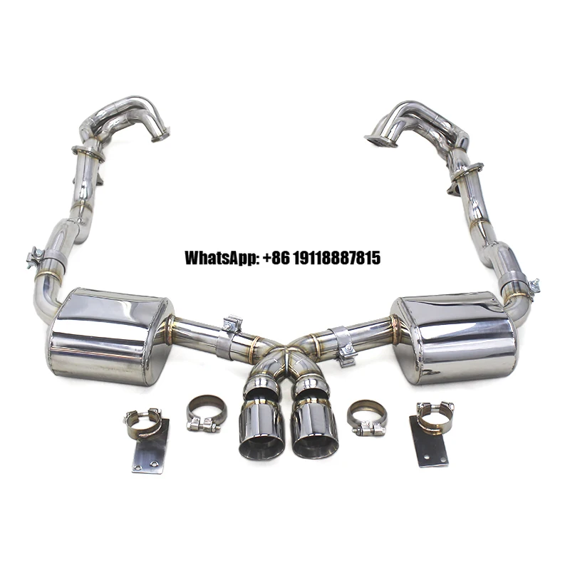 

OEM Full Catback Exhaust System for Porsche 987/987.1 Boxster/Cayman S 3.4L 2004-2008 Racing Sport Car Catted Manifold Headers
