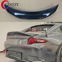 For Mazda MX5 Miata ND RF LMS Style FRP Fiber Glass Unpainted Duckbill Spoiler Trunk Wing Lip Racing Accessories Tuning Trim