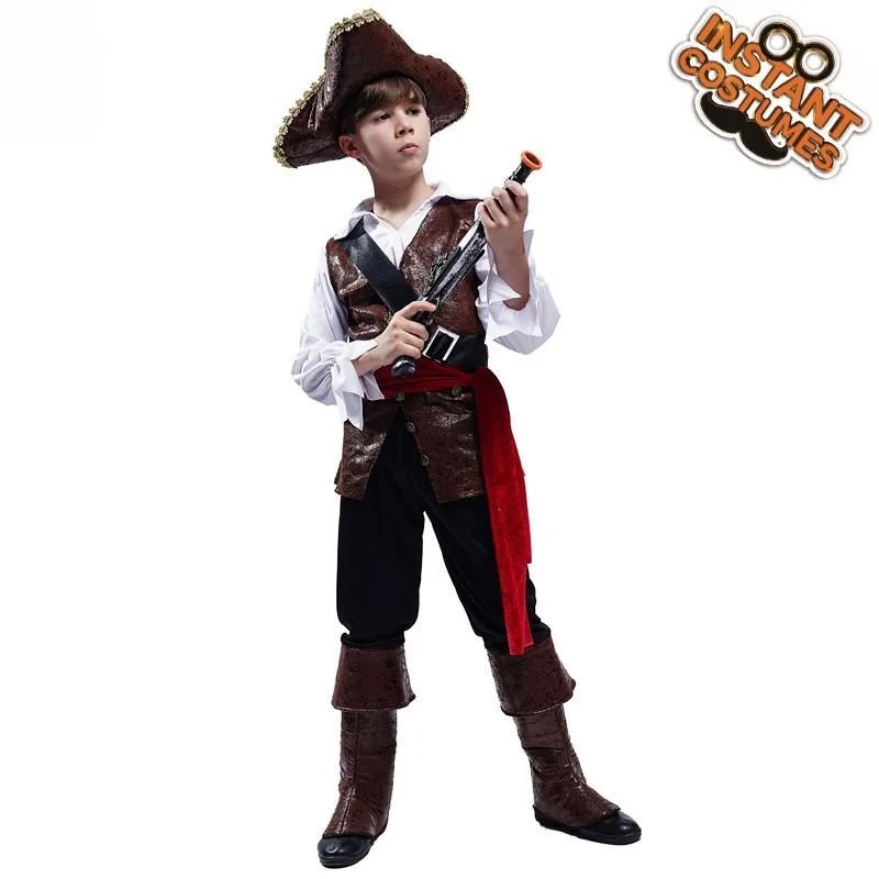 زي كابتن القراصنة للأولاد من Loween، زي أداء المسرح للأطفال، ملابس أطفال صينية تقليدية...