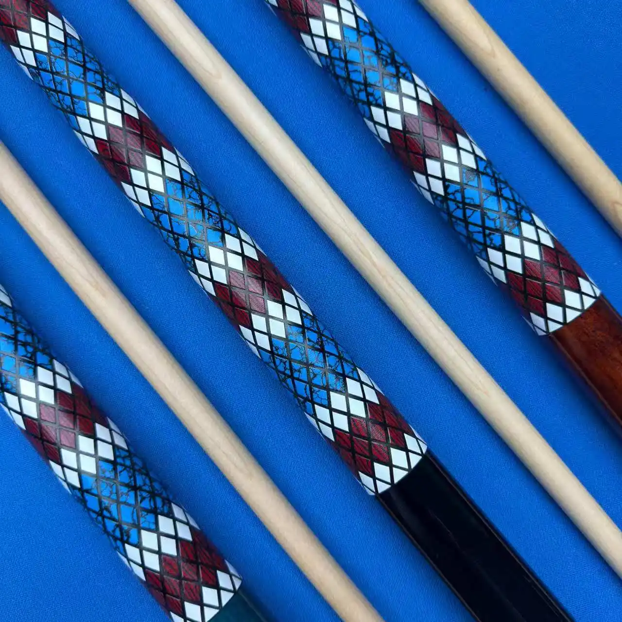 STLF جودة عالية Space X Maple Member Cue Sticks طبقة الطويق طرف الرأس الكبير #5