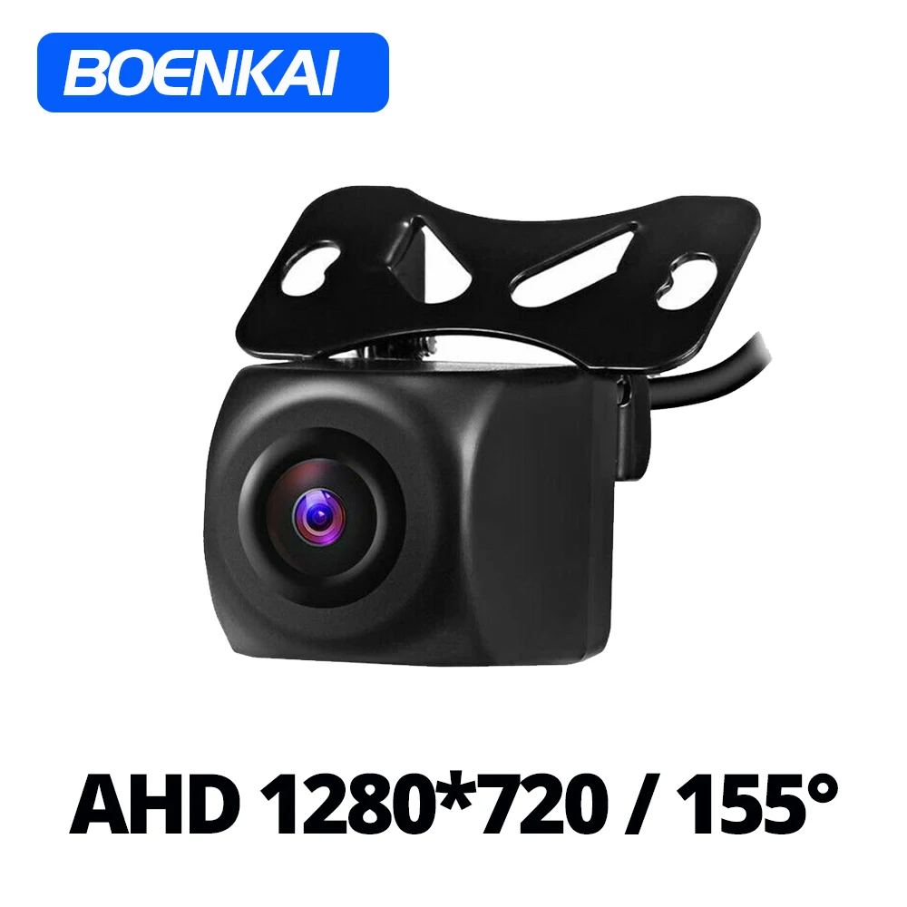 

BOENKAI AHD 720P Car Rear View Reverse Backup Parking HD Night Vision Camera Waterproof Vehicle Reversing Blind Spot 155°