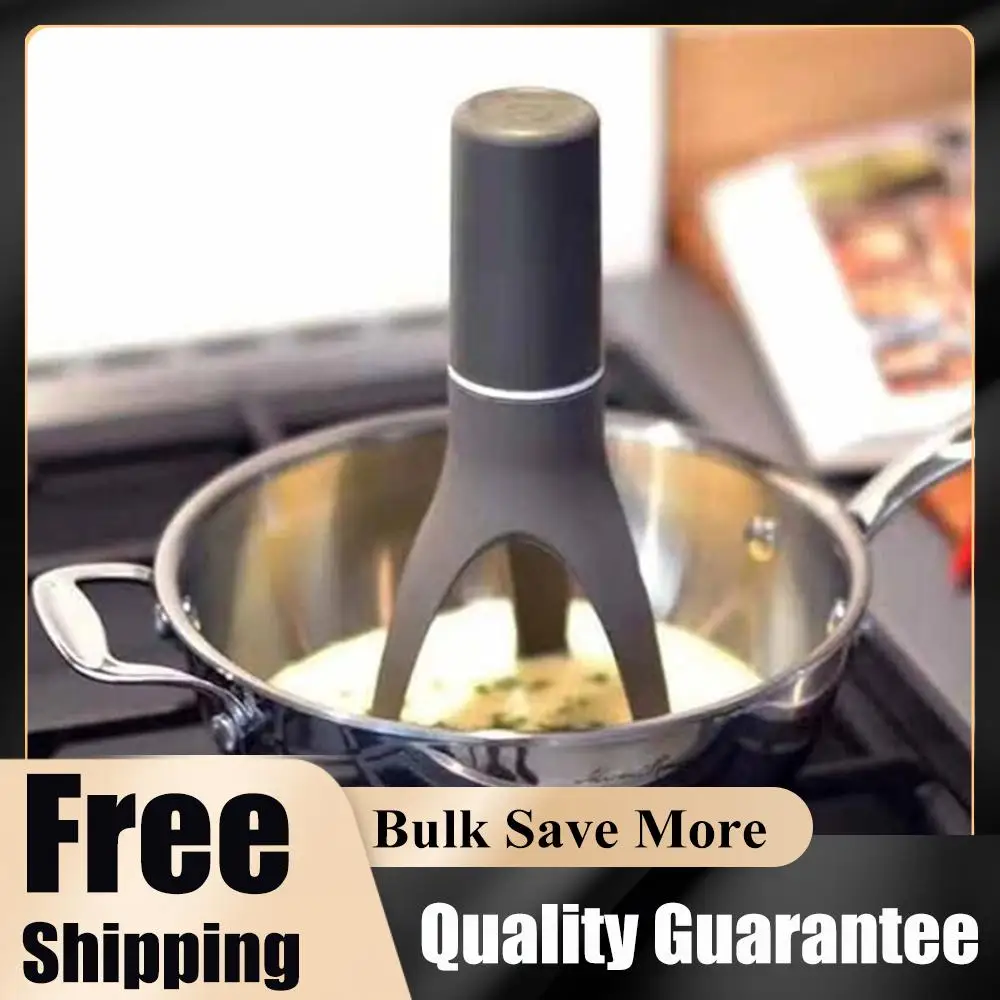 

Треугольная мешалка для сковороды, автоматическая взбивалка для яиц, многофункциональный блендер для соусов, супов и кремов, можно мыть в посудомоечной машине, кухонные инструменты на батарейках