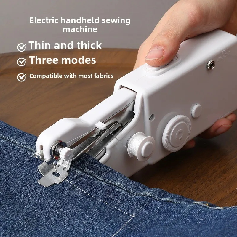 

Crochet Hook Portable Sewing Machine Suitable for Home - White Needle Arts & Craft Knitting & Crochet Set Kit Stitch Thimbles