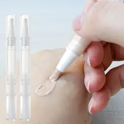 2ml 5ml Dispenser Pen Transparent Good Sealing Hygienic Refillable Bottle PP Liquid Rotating Repacking Pen for Home