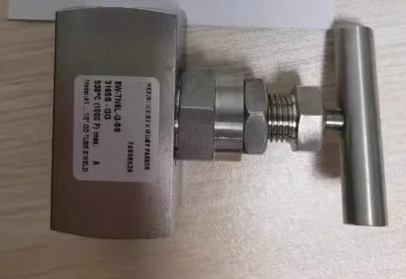 

Instrument needle valve socket welding 8W-TN6L-G-SS globe valve stainless steel high pressure and high temperature
