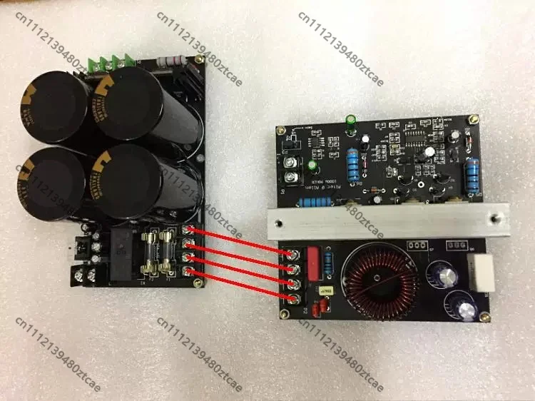 HiFi Digital Class D High End Post Amplifier Tone Control Board, 1000W 4Ohm High Power Single Channel Audio Amplifier Module