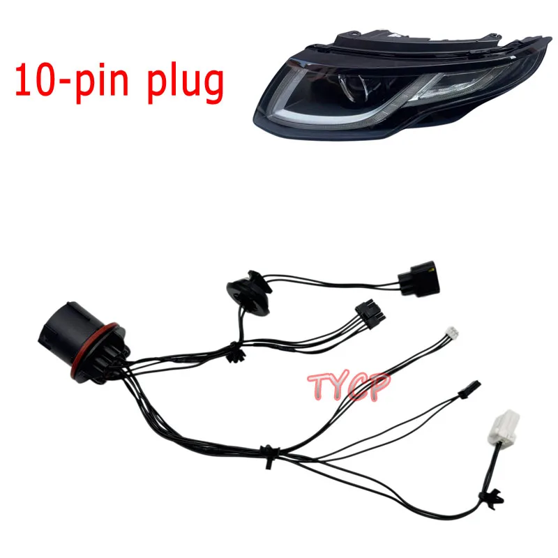 Headlight Internal Wiring Harness Plug Cable For Land Rover Range Rover Evoque 2016‑2018 Low Version Headlamp Inner Wire Loom