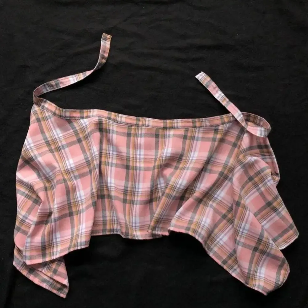 

Casual Elastic Women Plaid Skirt Irregular Blue White Lattice Waist Shirt Bow-knot Mini a-line Shortskirt Girls Streetwear