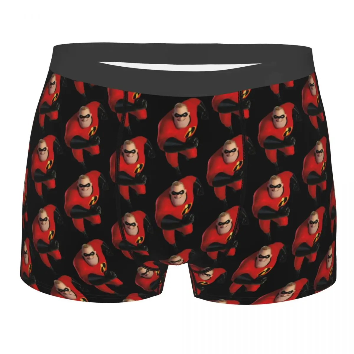 

Custom The Incredibles Bob Parr Underwear Men Printed Boxer Briefs Shorts Panties Breathable Underpants