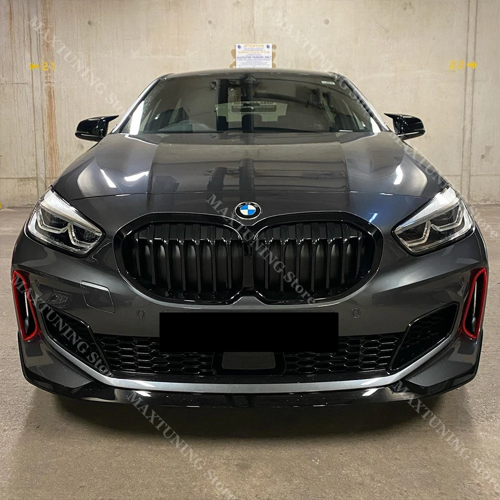 

Передний бампер сплиттер для BMW 1 серии F40 M-Sport 2020 2021 2022 2023 глянцевый диффузор защита подбородка дефлектор Bodykit тюнинг