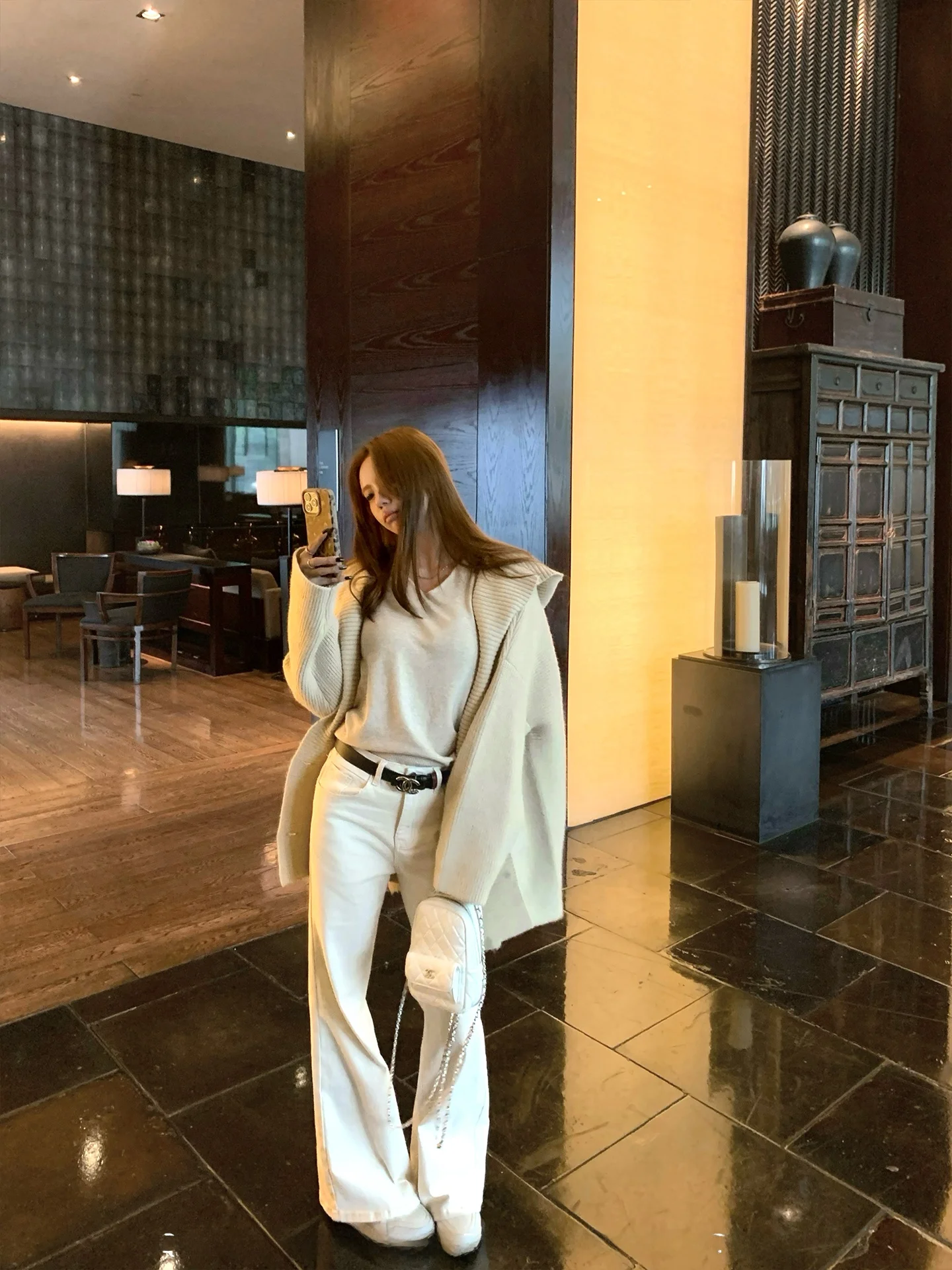 

Американские ретро-джинсы с низкой/средней посадкой, прямые, из комфортного хлопка, эластичные, дышащие, женские, для повседневной носки