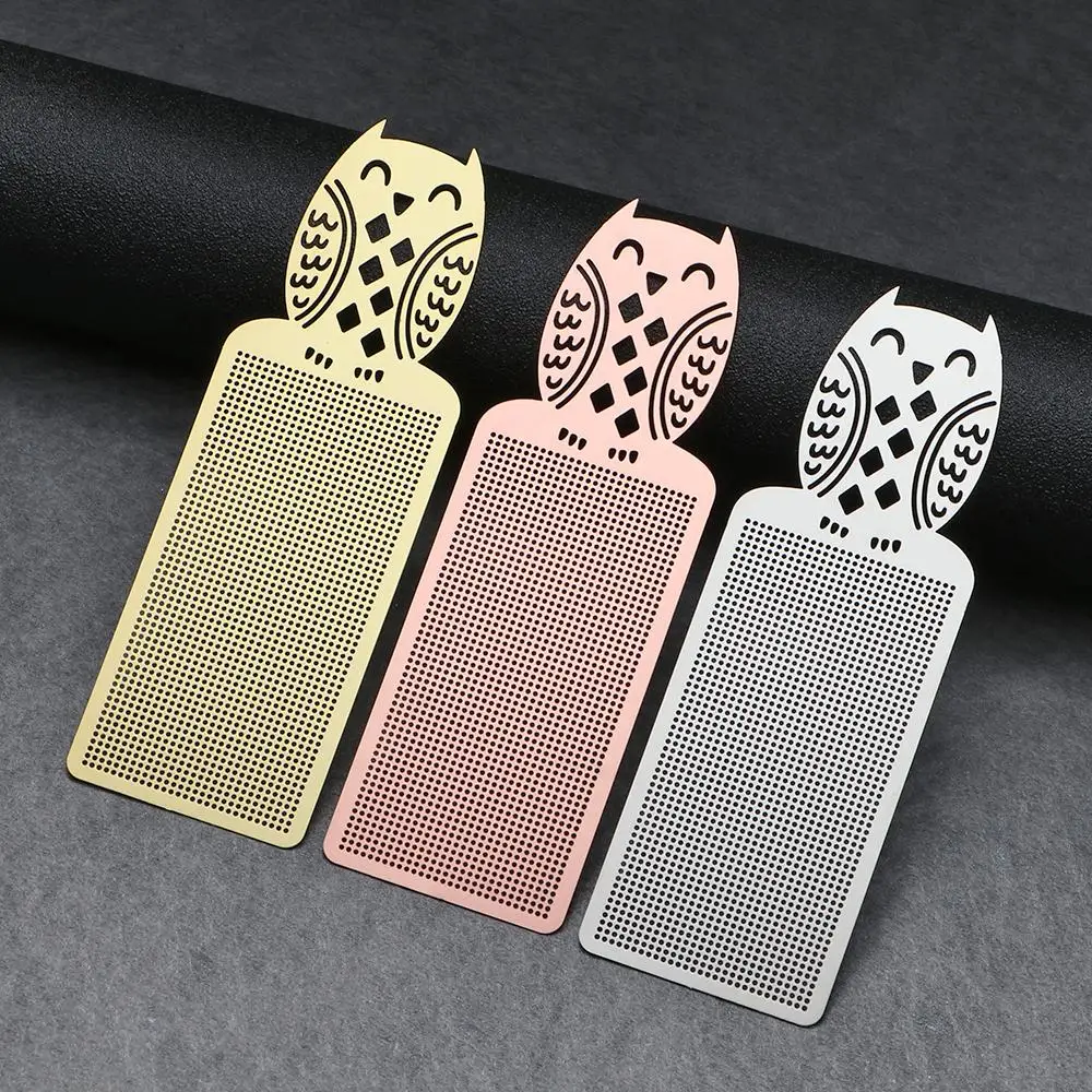 Cute Butterfly Owl DIY Craft Cross Stitch Bookmark Metal Silver Golden Needlework Embroidery Crafts Counted Cross-Stitching Kit