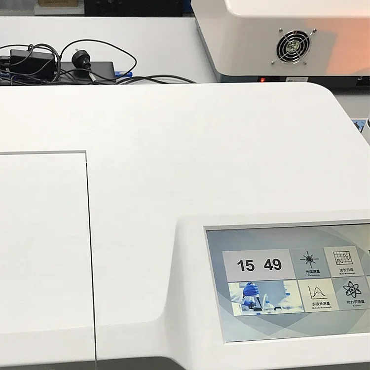 Estudo semi-automático de feixe duplo anticorpos ou proteínas monoconais espectrofotômetro UV-Vis com software