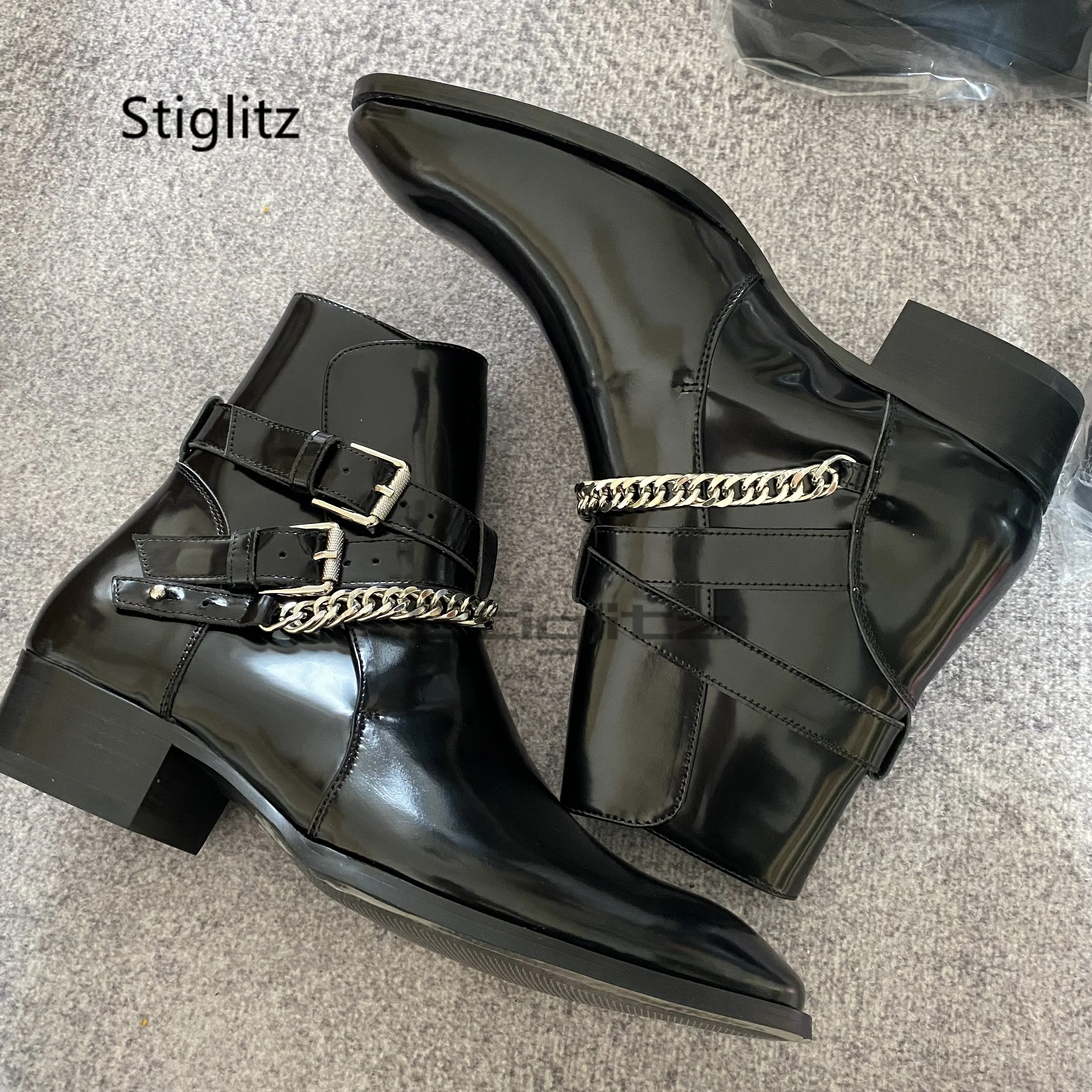 Męskie botki Chelsea ze skóry  – Men Shoes Size 11 recenzja i cena
