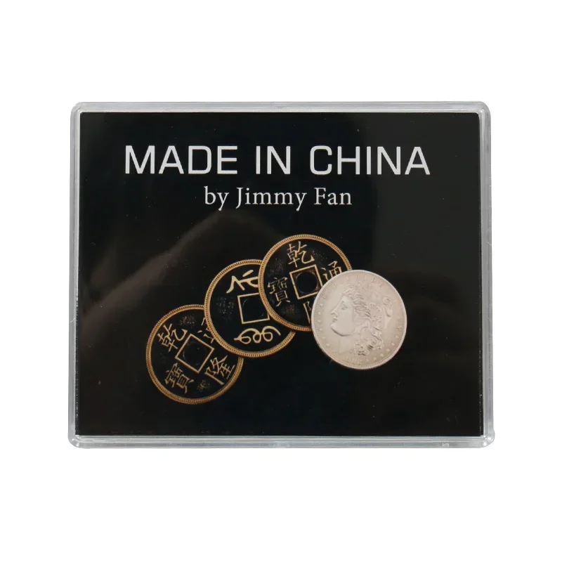 Made In China By Jimmy Fan Magia Magie Magicians Props Close Up Illusions Coin Magic Tricks Gimmicks +Tutorial