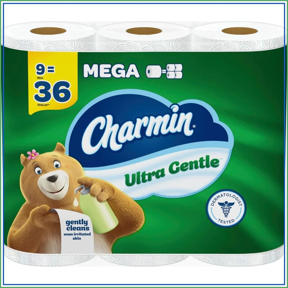 Gentle Lotion Infused Toilet Paper Mega Rolls