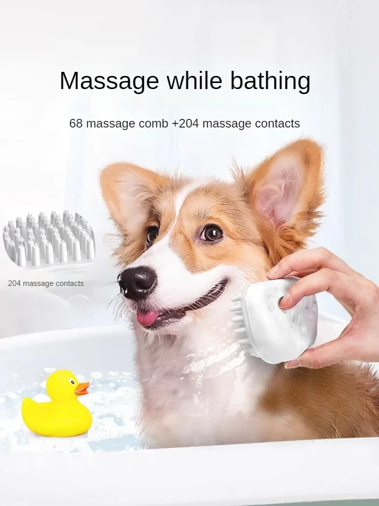 Dog Bathing Artefacts Cat Bathing Utensils Washing Dog Washing Cat Brush Golden Hair Dog Bathing Brush Puppy Pet Supplies