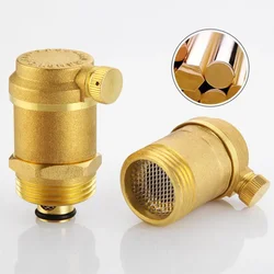 Automatic Exhaust Valve Heating Deflation  Household Brass Water Supply Pipeline Air Conditioner Snuffle