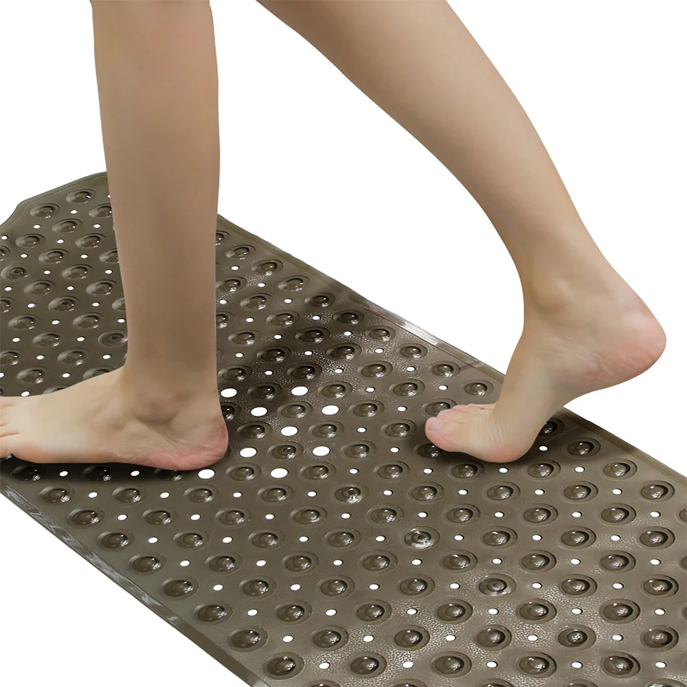 PVC Bathroom Anti-slip Mat with Suction Cup Bathroom Toilet Anti-slip Mat Bathroom Bath Anti-fall Bathtub Mat bath rug