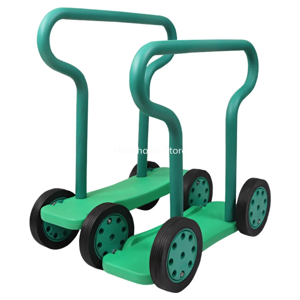 indoor household children's four-wheeled bicycle Kindergarten handrails, balance pedals, sensory integration training equipment,