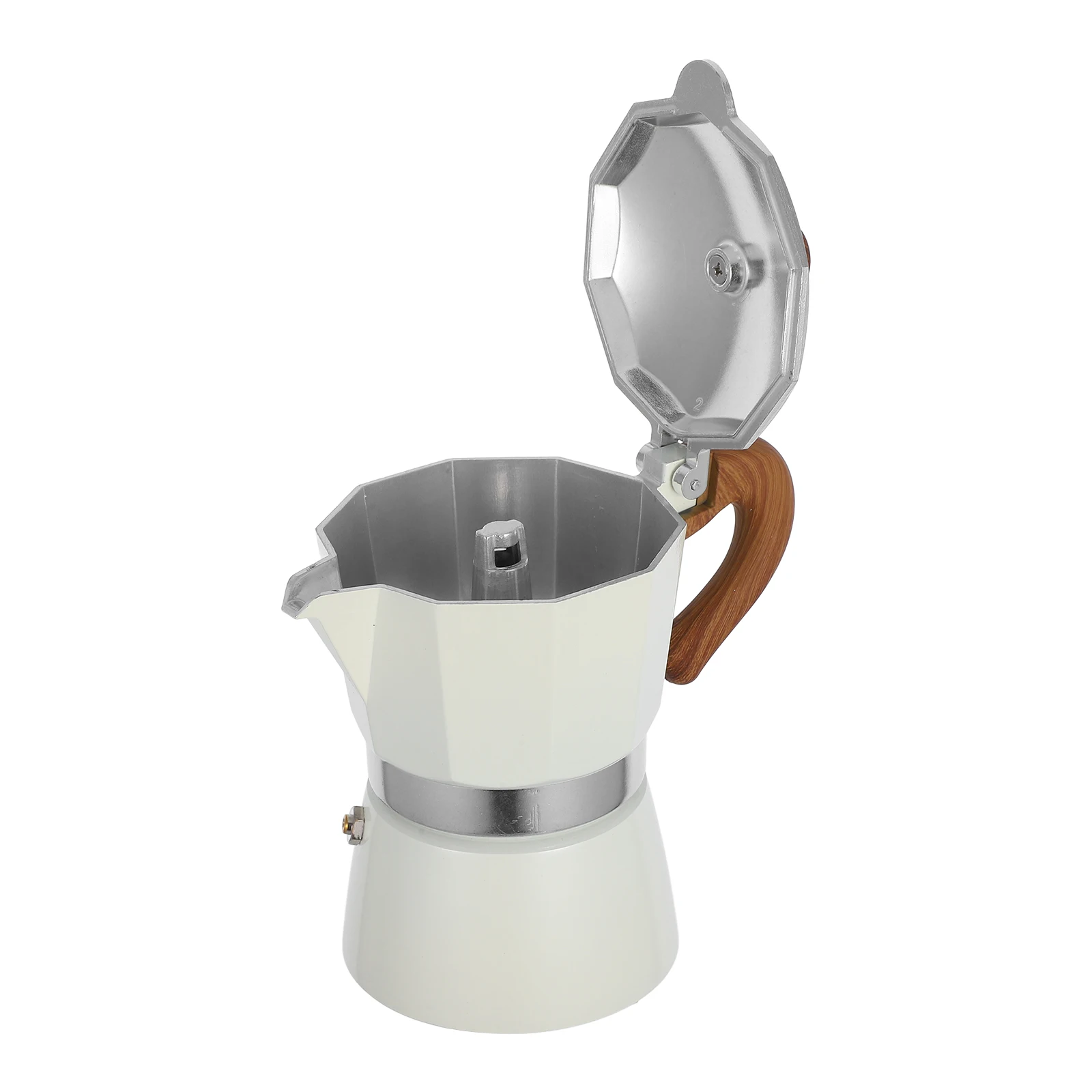 

Pot Set Coffee Maker Practical Long Lasting Use Glossy High Grade Simple Design Suitable Home Hotel Coffee Shop