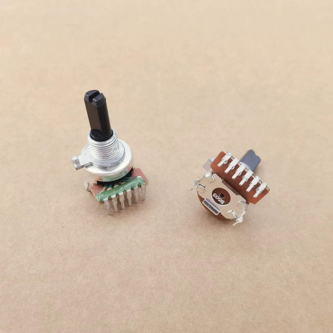 Original New 100% 161 Type dual B50K B503 shaft length 20mm 6pin fever volume amplifier audio speaker potentiometer (SWITCH)