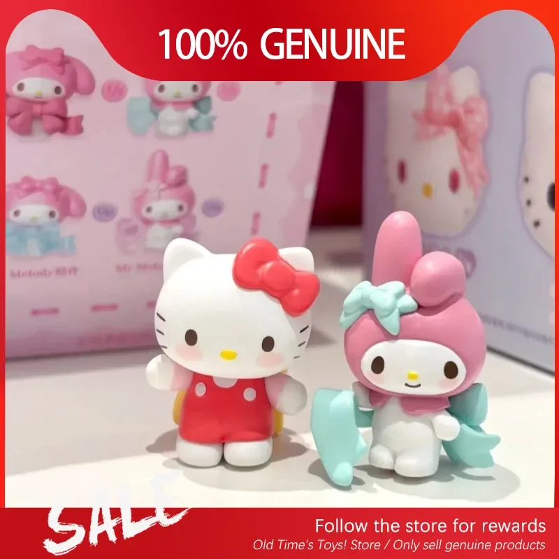 

Оригинальная слепая сумка Sanrio Love Bowknot Series, милая модная женская подарочная фигурка, коллекционные фигурки, мини-милая слепая коробка