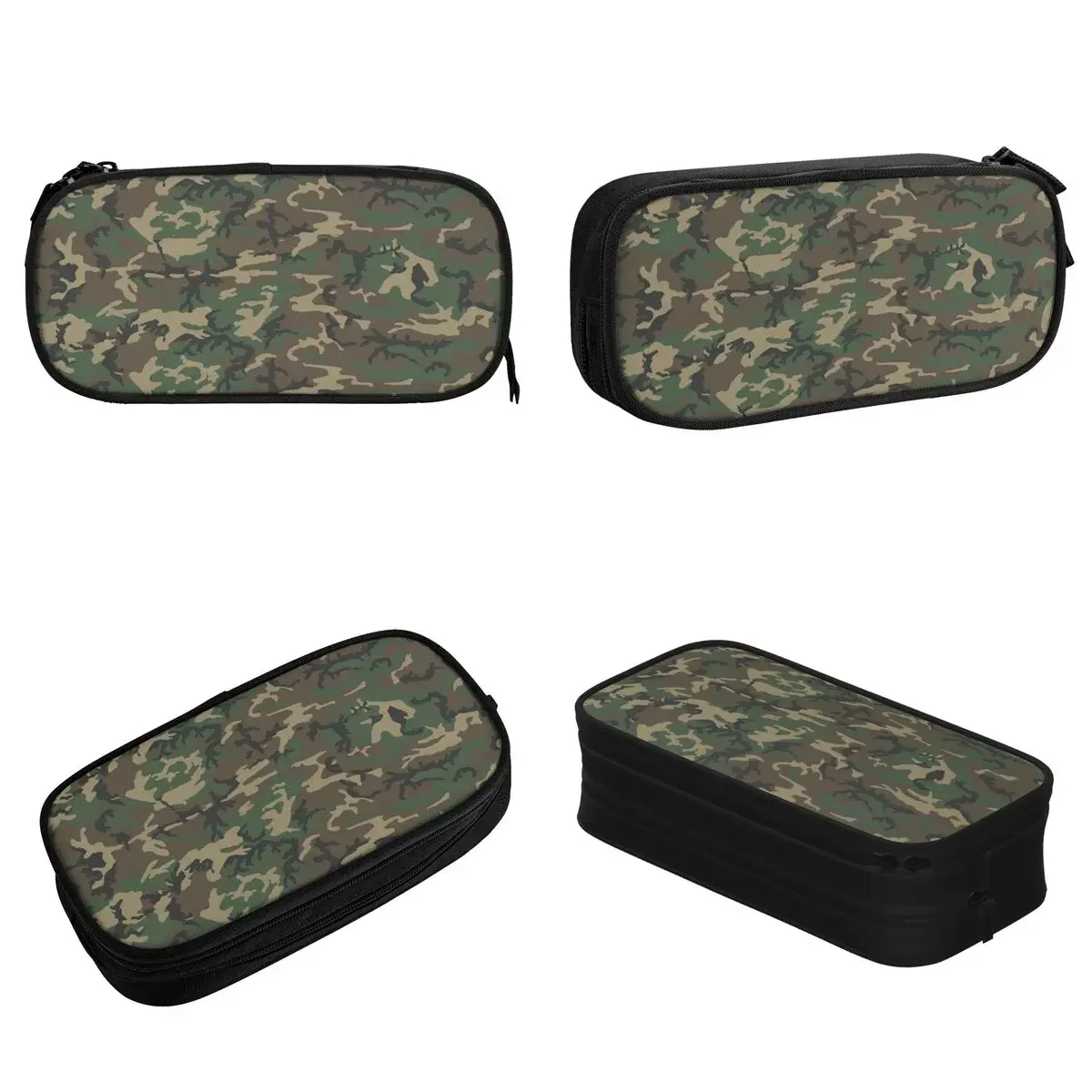 Army Camouflage Pattern Pencil Cases Jungle Camo Pencilcases Pen Holder for Girl Boy Bag Students School Stationery