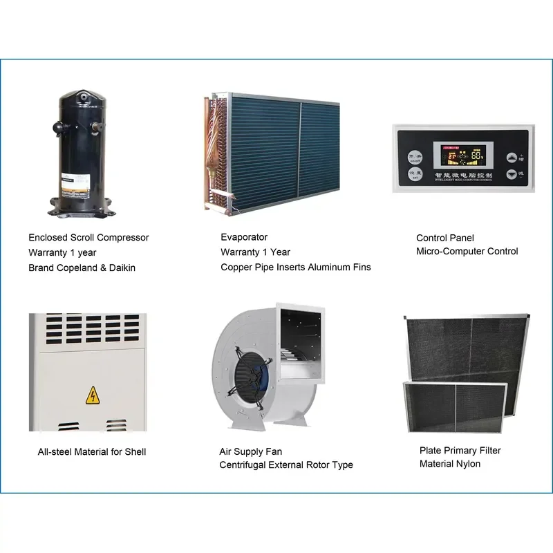 480L/D Custom Industrial Dehumidifier Price Dehumidifier for Big Room Use and Greenhouse 380v Basement Industrial
