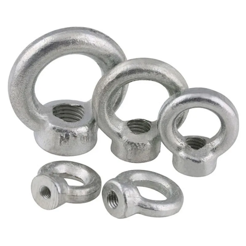 M6 M8 M10 M12 M14 M16 M18 M20 Подъемные гайки с проушиной Углеродистая сталь Оцинкованное уплотнительное кольцо Гайки с проушиной