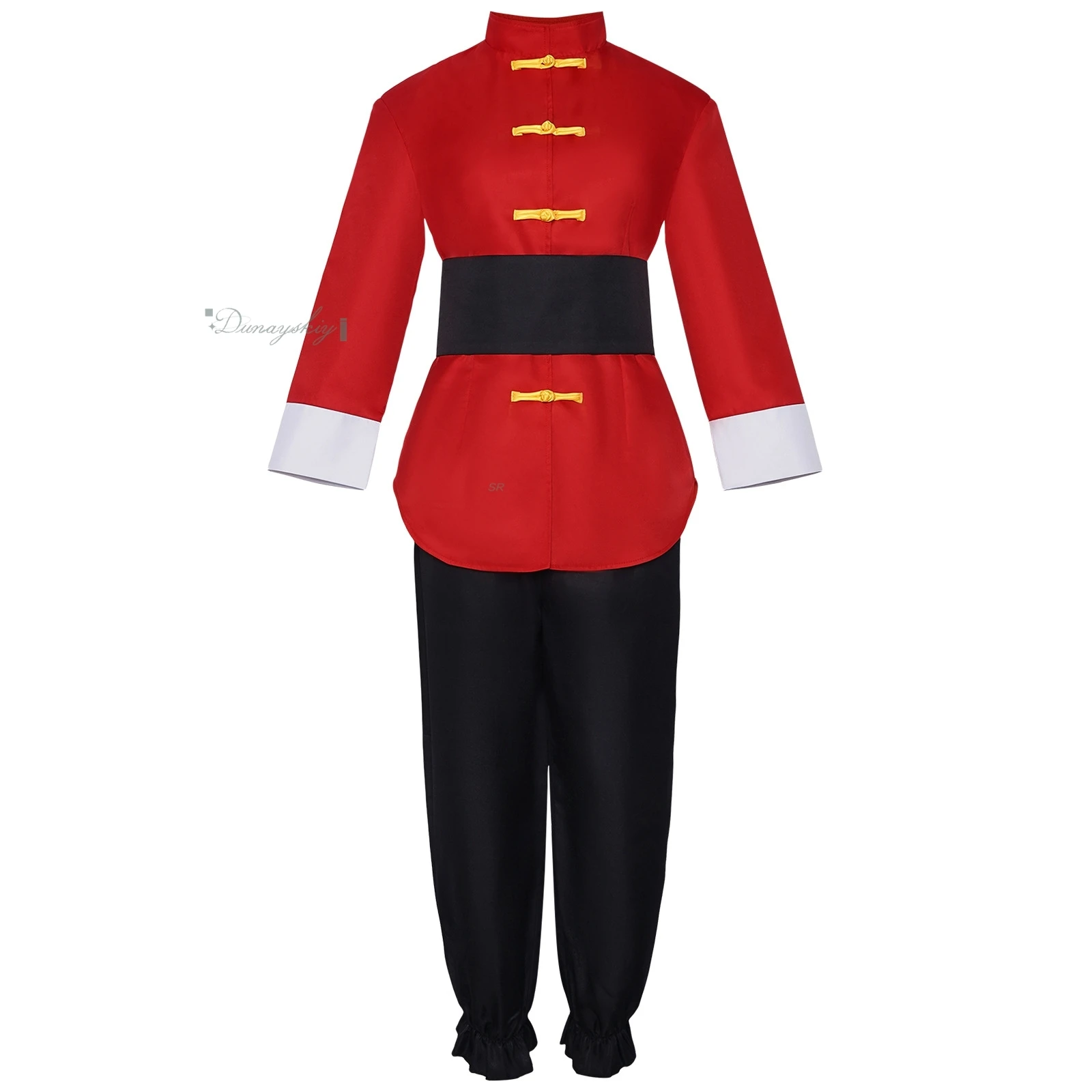 Anime Ranma 1/2 Ranma Akane Cosplay Kostüm Chinesischen Stil Rote Uniform für Männer Frauen Halloween Karneval Party Rolle Spielen