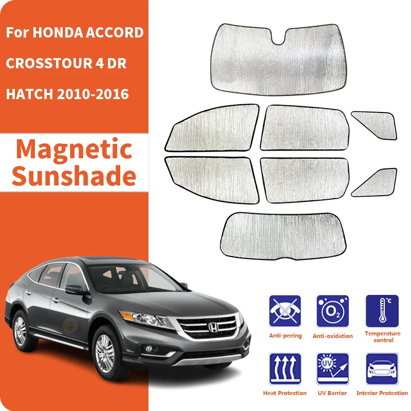 Car Window Sunshade Anti-UV Car Sun Window Visors Sunshade Covers Accessories For HONDA ACCORD CROSSTOUR 4 DR HATCH 2010-2016