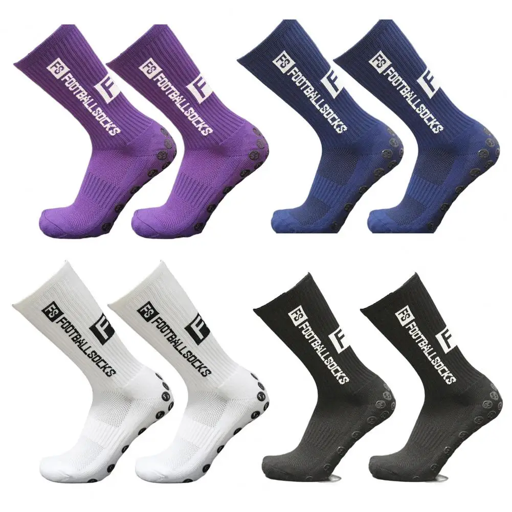 Football Sports Socks FS Football Socks Silicone Suction Cup Grip Anti Slip Soccer Socks Sports Men Women Baseball Rugby Socks