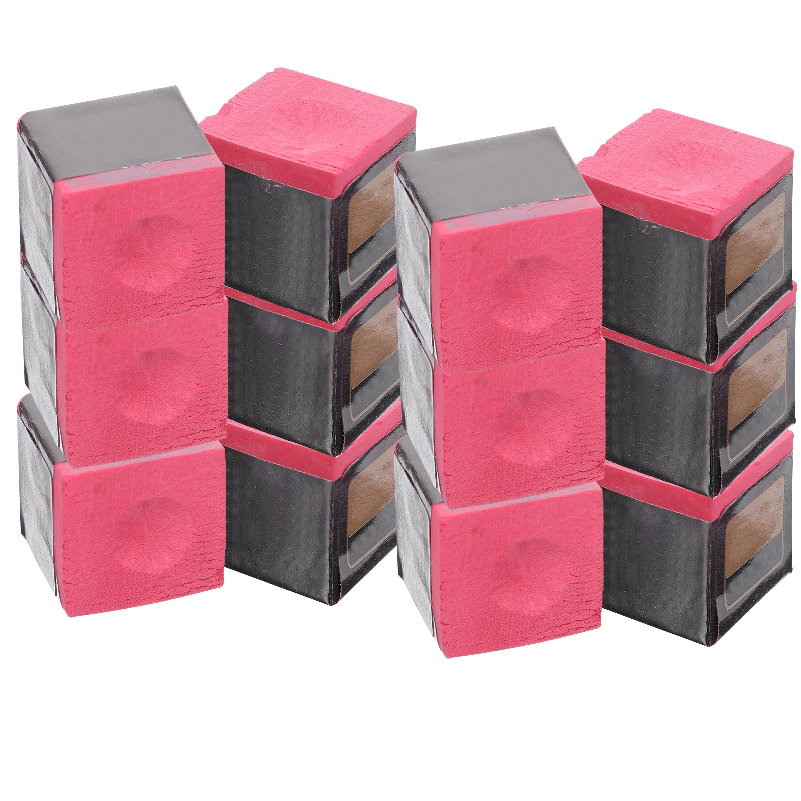 

24 Pcs Cue Chalk Cubes Billiard Pool Cue Chalk Accessories Table Snooker Chocolate Powder Bulk Easy Practical Excellent