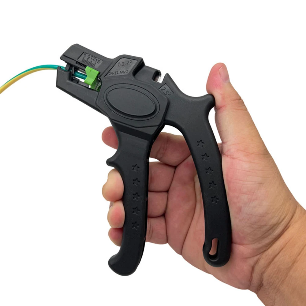 Lightweight automatic wire stripper, multi-functional stripping tool, electrician-specific high-efficiency wire stripper