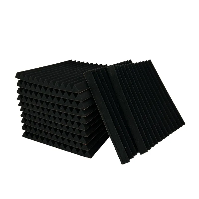 

Triangular groove sound insulation cotton wall flame retardant muffler sound absorbing material piano room high density