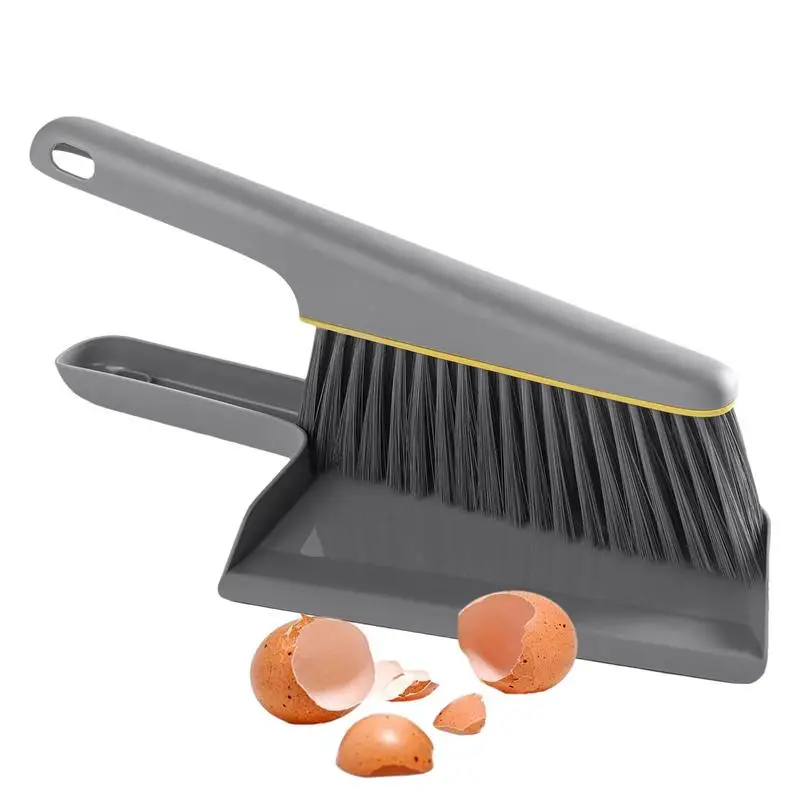 Small Broom Dustpan Set Window Sill Cleaning Mini Broom with Dustpan Combo Set Garbage Shovel Combination Floor Cleaning Tool