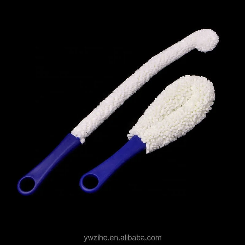 Cup Cleaning Brush, Long Neck Flexible Sponge Head, Wine Waker, Glass Goblet Cleaner, Multi-Purpose Brush