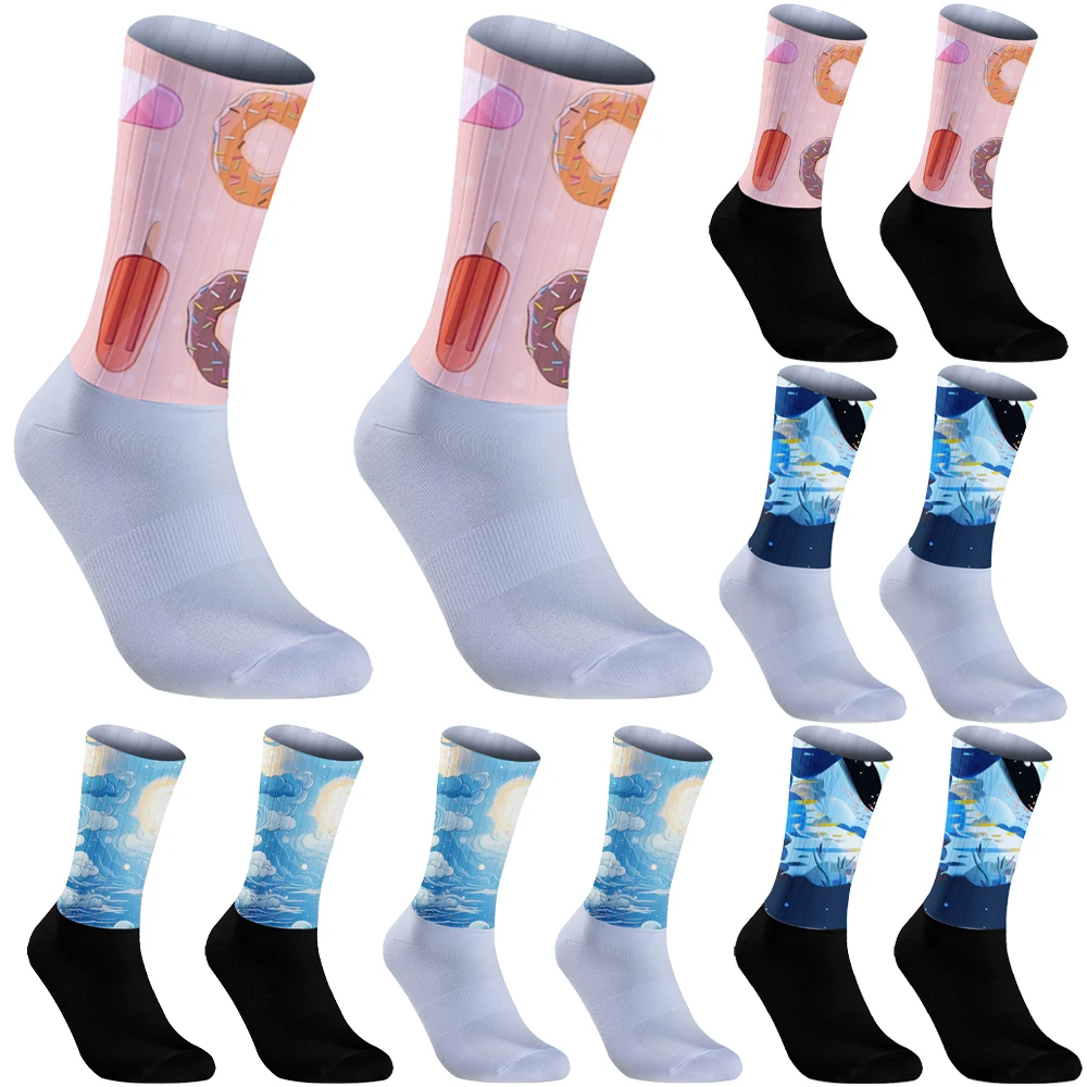 Women Sock New Men Sport Sport Sock Supply Running Riding Cycling socks Basketball Biking Breathable CompressionHockey Soccer