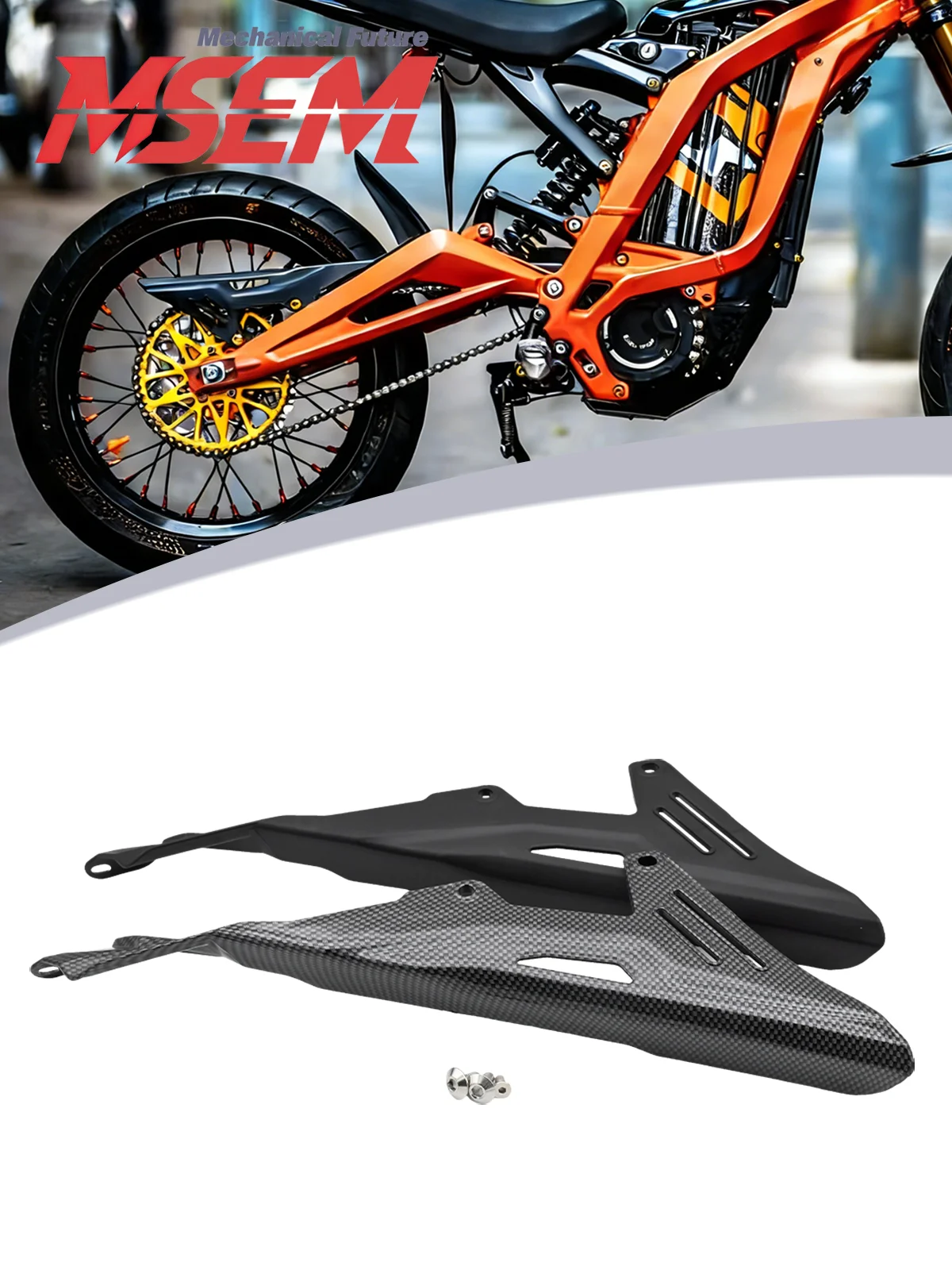 AliExpress NONE For SurRon Light Bee X/S Light Bee X Pro electric dirt bike Motorcycle Chain Guard Chain Guards Chain Shield Protection Cover