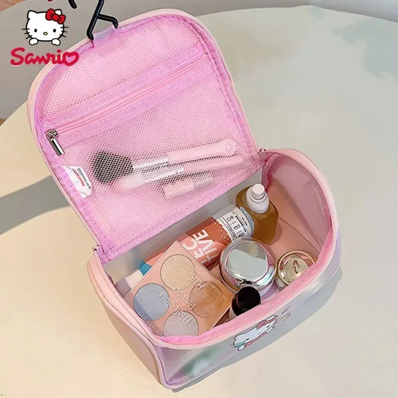 Sanrio Officially Licensed Hello Kitty Large Handbag Travel Makeup Bag Personalized Light Toiletry Bag Cute High-Capacity New