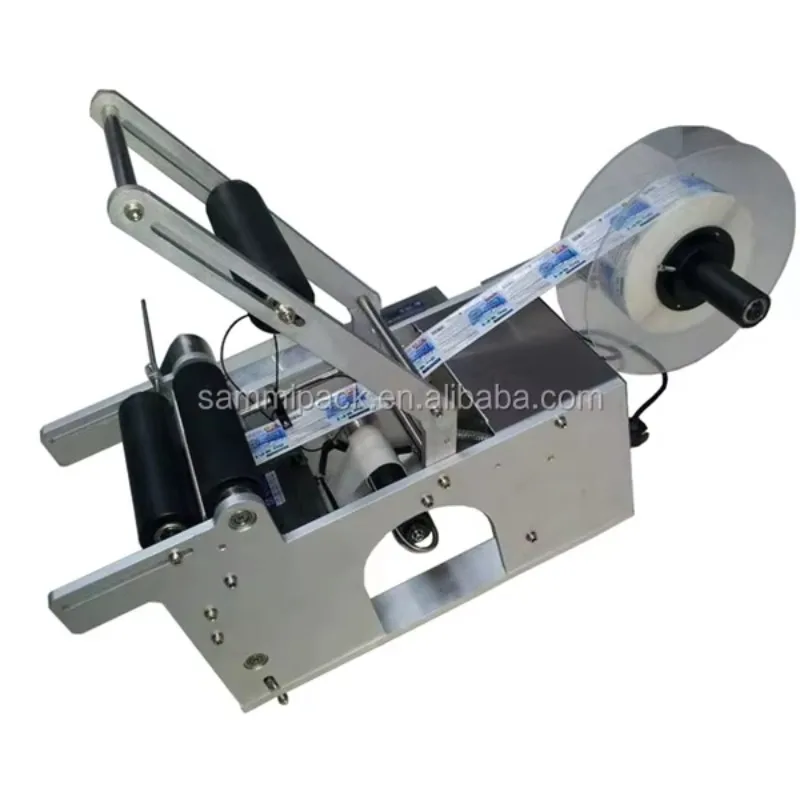 

Hot saleWidely MT-50 Round Bottle Labeler Sticker Labeling Machine