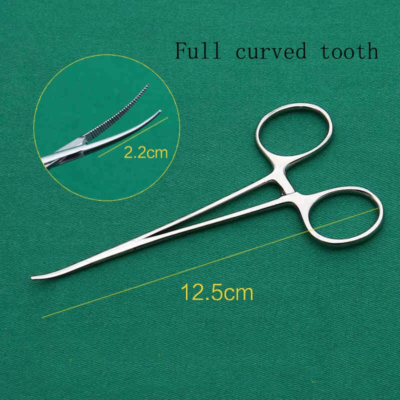 Medical hyperfine microvascular hemostatic clamp microvascular blocking clamp plastic tool