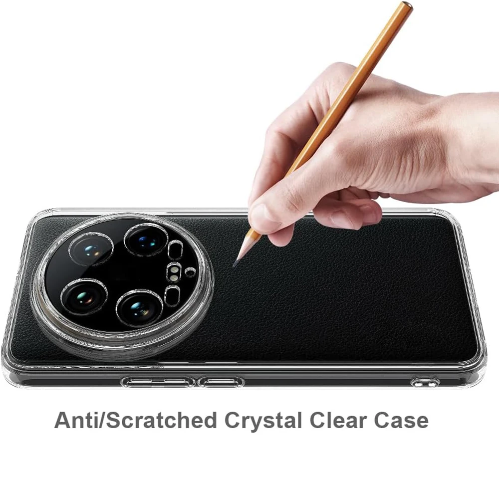 

Luxury Transparent Silicone Soft Case For Xiaomi Mi 15S 15 14 14T 13 13T 12 12X 12S 12T 11 11T 11X 11i Pro Lite Ultra Cover Capa
