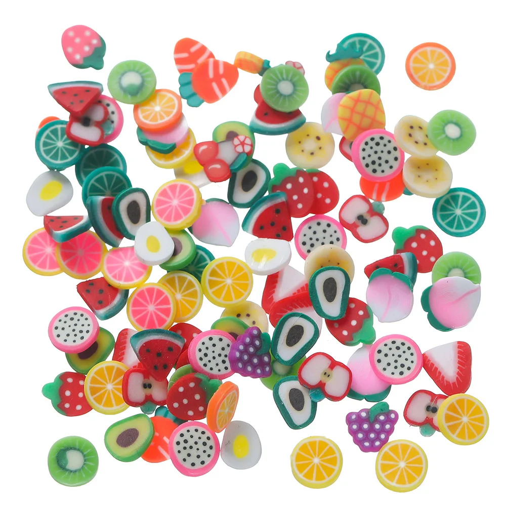 1Pcs New Soft Ceramic Jewelry, Fruit Slices, Bulk Patches, DIY Handmade Bead Materials,Versatile Jewelry Accessories Wholesale